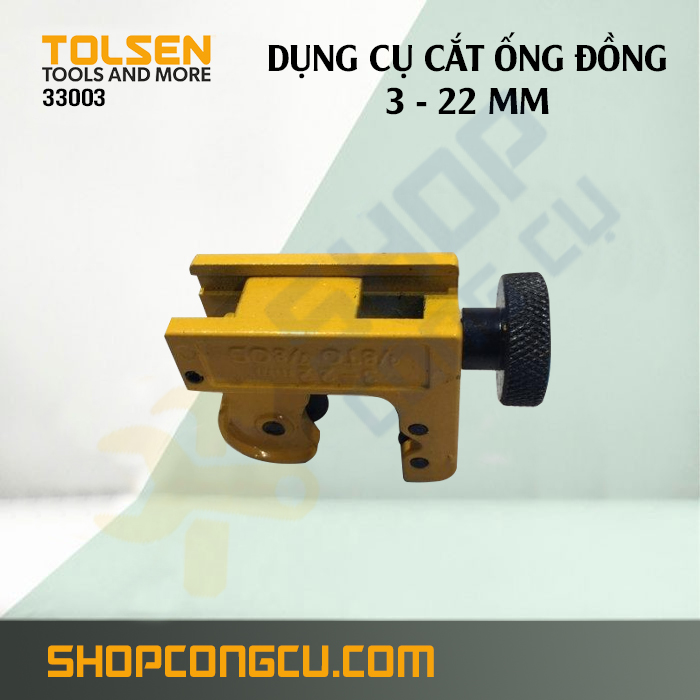 [HCM]Dụng cụ cắt ống đồng 3-22mm Tolsen 33003