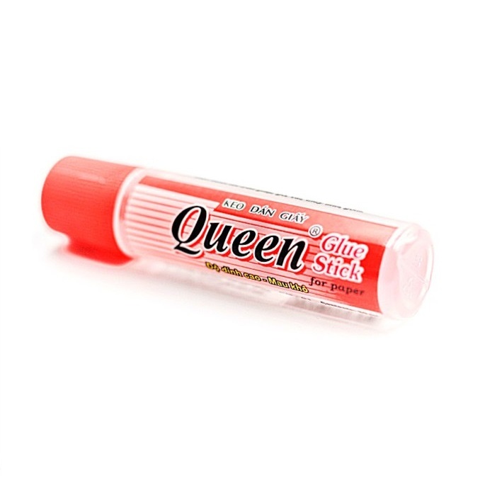 Lốc 12 chai keo nước dán giấy Queen 20ml (mã: PG-03)