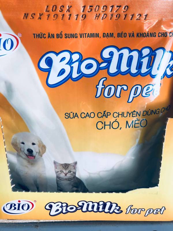 Sữa bột Bio Milk cho chó, mèo gói 100g