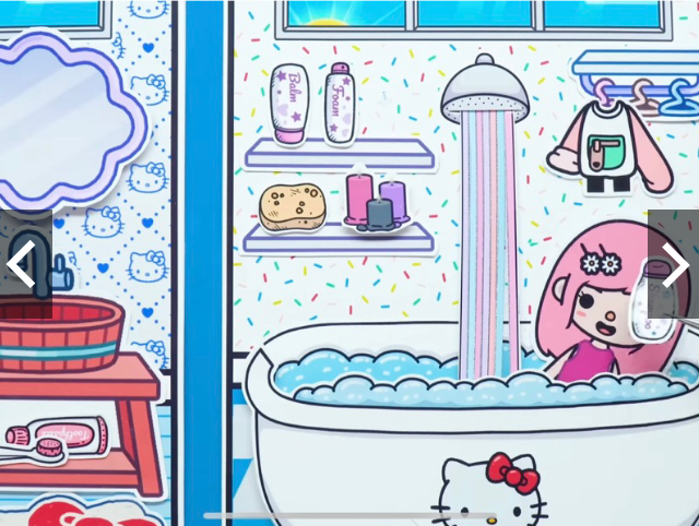 Ngôi nhà búp bê giấy Hello Kitty House