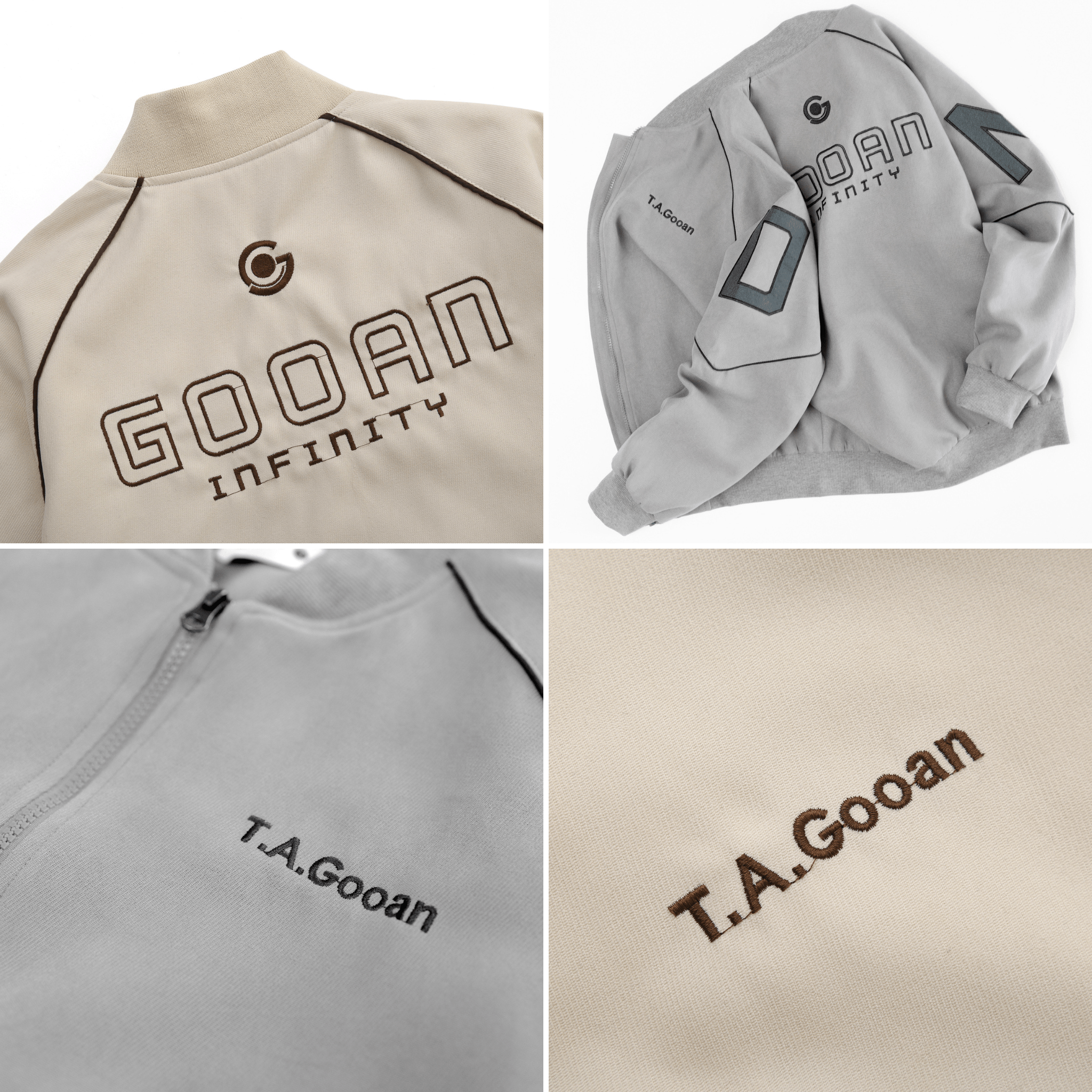 Áo Khoác Bomber Varsity Gooan Infinity Form Rộng