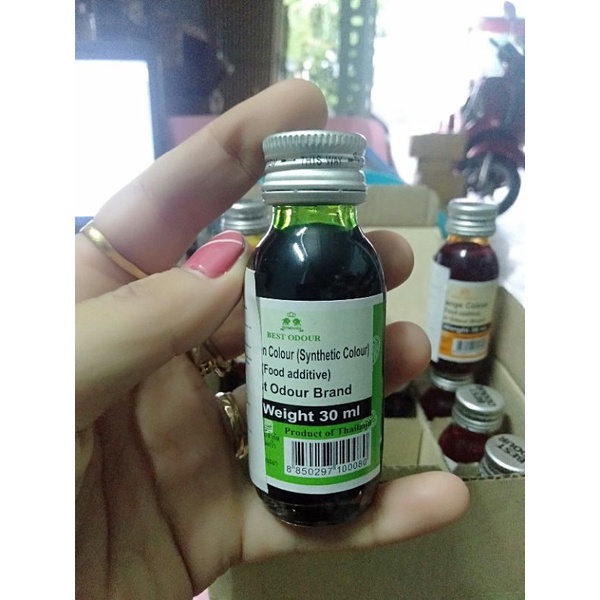 màu nước thực phẩm thái lan BEST ODOUR đủ màu ( chai 30ml)