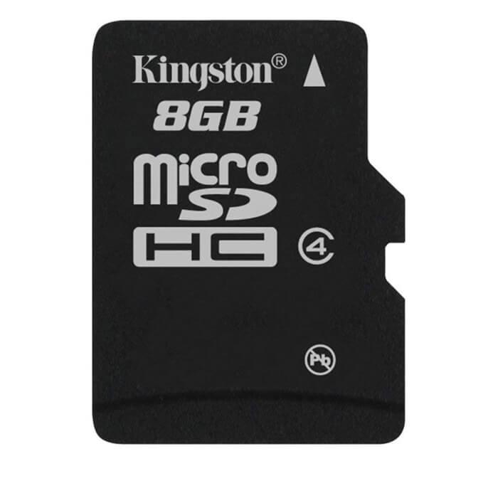 Thẻ nhớ Kingston MicroSD HC 8G Class 4 (Đen)