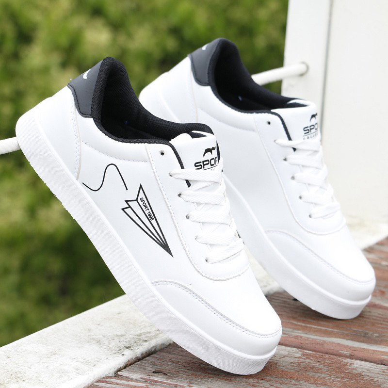 Giày thể thao nam  in Trắng Máy Bay Giấy siêu đẹp - MinhNhat, kiểu dáng trẻ trung, phong cách đơn giản dễ sử dụng