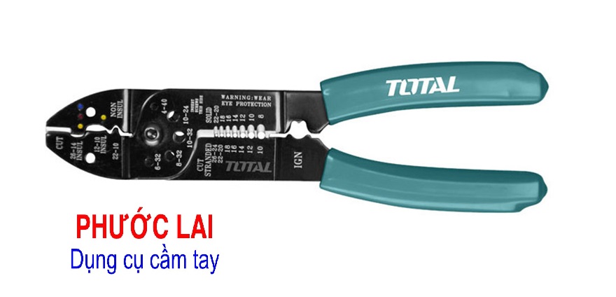 Kềm tuốt dây điện 8.5" Total THT15851