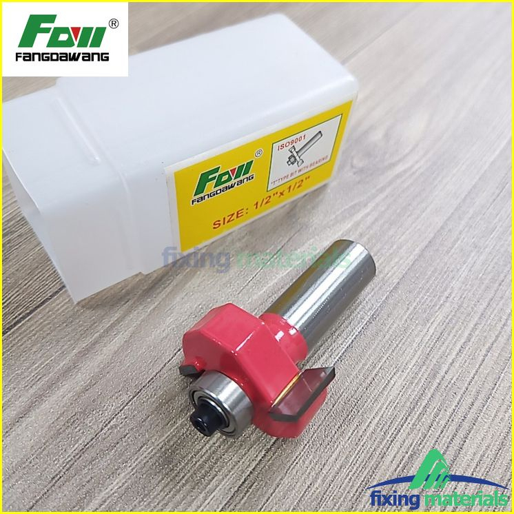 Mũi phay gỗ cuốc rãnh 2 cánh, cốt 6.35mm - 12.7mm (Mũi router, mũi soi gỗ)