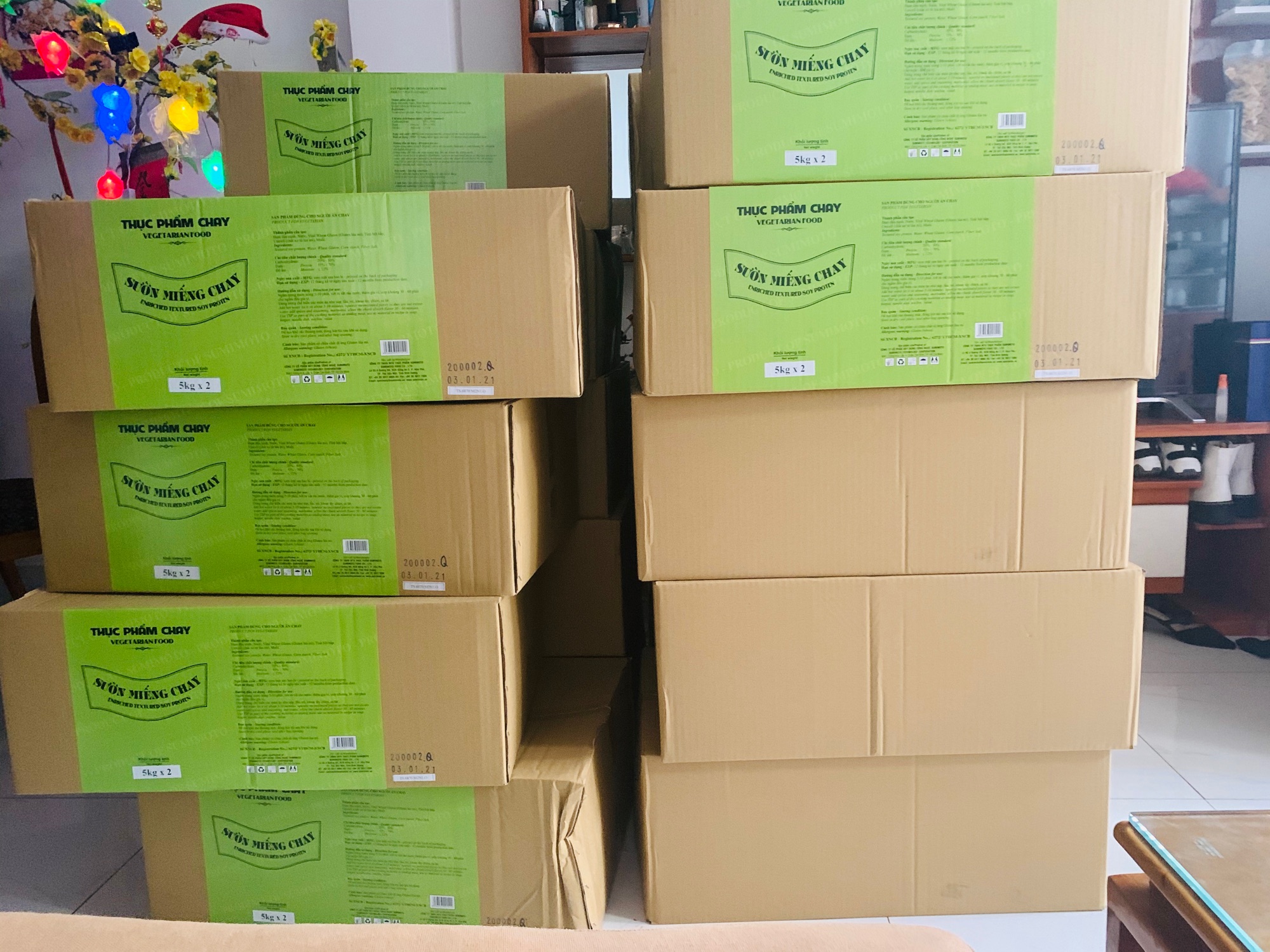 10kg SƯỜN NON CHAY (10kg )/ Công nghệ Nhật bản