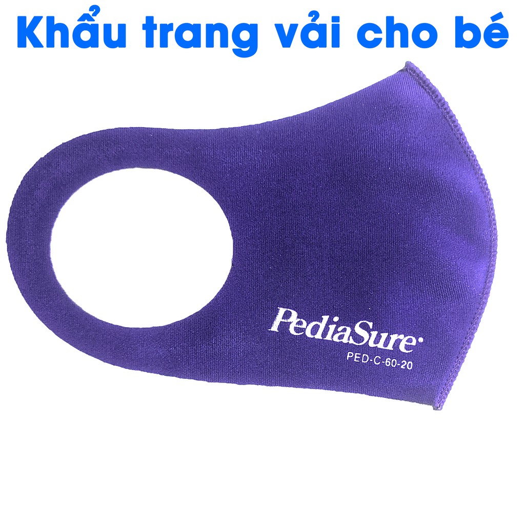 [Quà tặng không bán] Khẩu trang vải thun Poly 2 da Pediasure