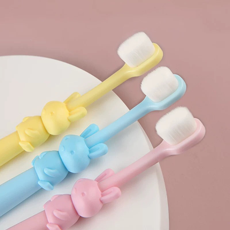 Bàn chải đánh răng lông tơ siêu mềm cho bé
