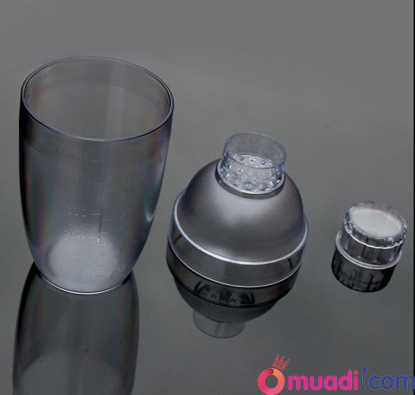 Bình lắc Shaker nhựa 700ML vạch mờ