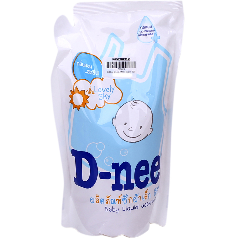Túi Nước Giặt Dnee Refill Thái Lan 600ml - Xanh nhạt