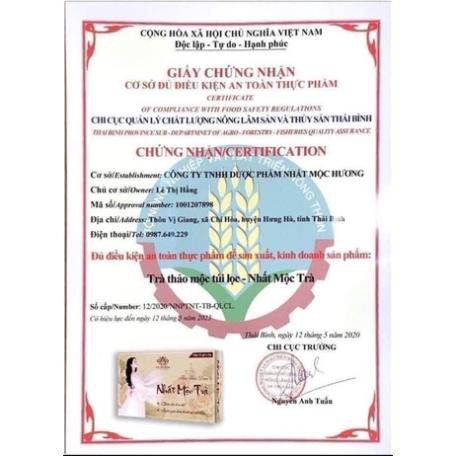 Nhất Mộc Trà - Trà Thảo Dược Nhất Mộc Hương Bách Y Sâm (Hộp 10 gói x 5g)