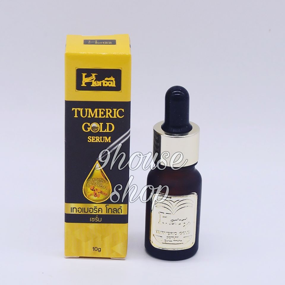 (Hộp ĐEN) 01 Chai Serum NGHỆ ĐEN Herbal Thái Lan 10ml (6610)