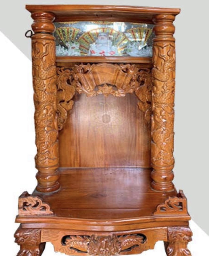Bàn thờ Thần Tài Thổ địa [Gỗ tự nhiên][Bàn thờ Phong Thuỷ]