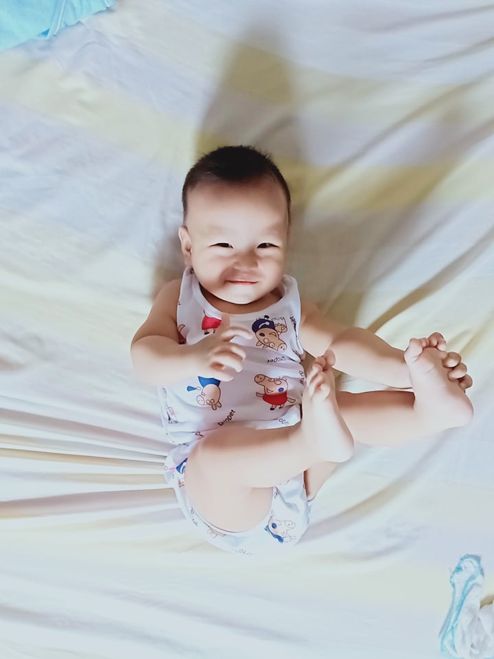 Set 5 bộ ô tô chip cotton 2 chiều cho bé 3-15kg
