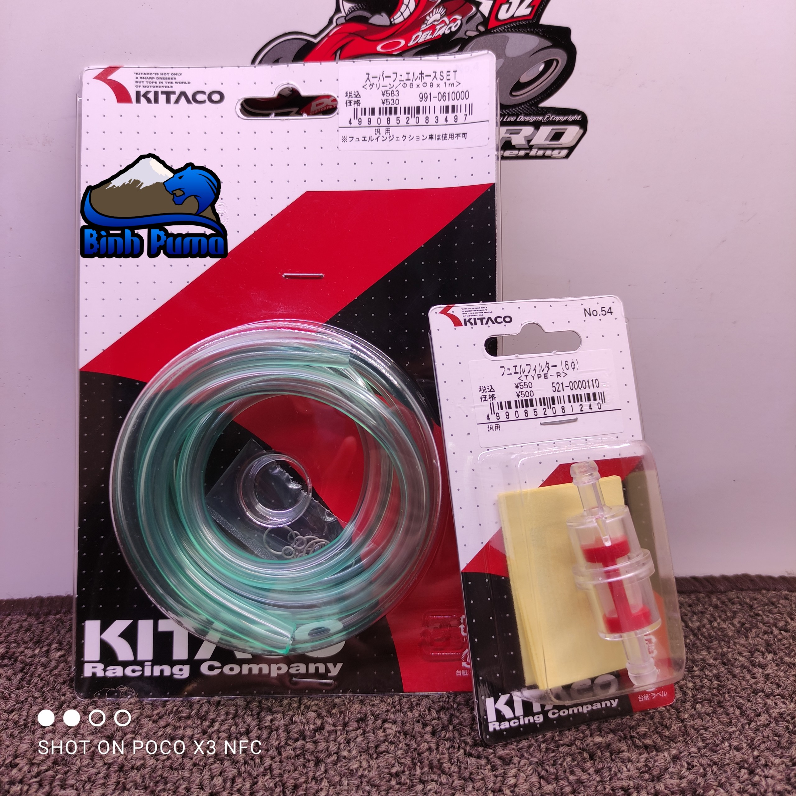 [HCM]COMBO DÂY XĂNG XANH KITACO 6mm & LỌC KITACO