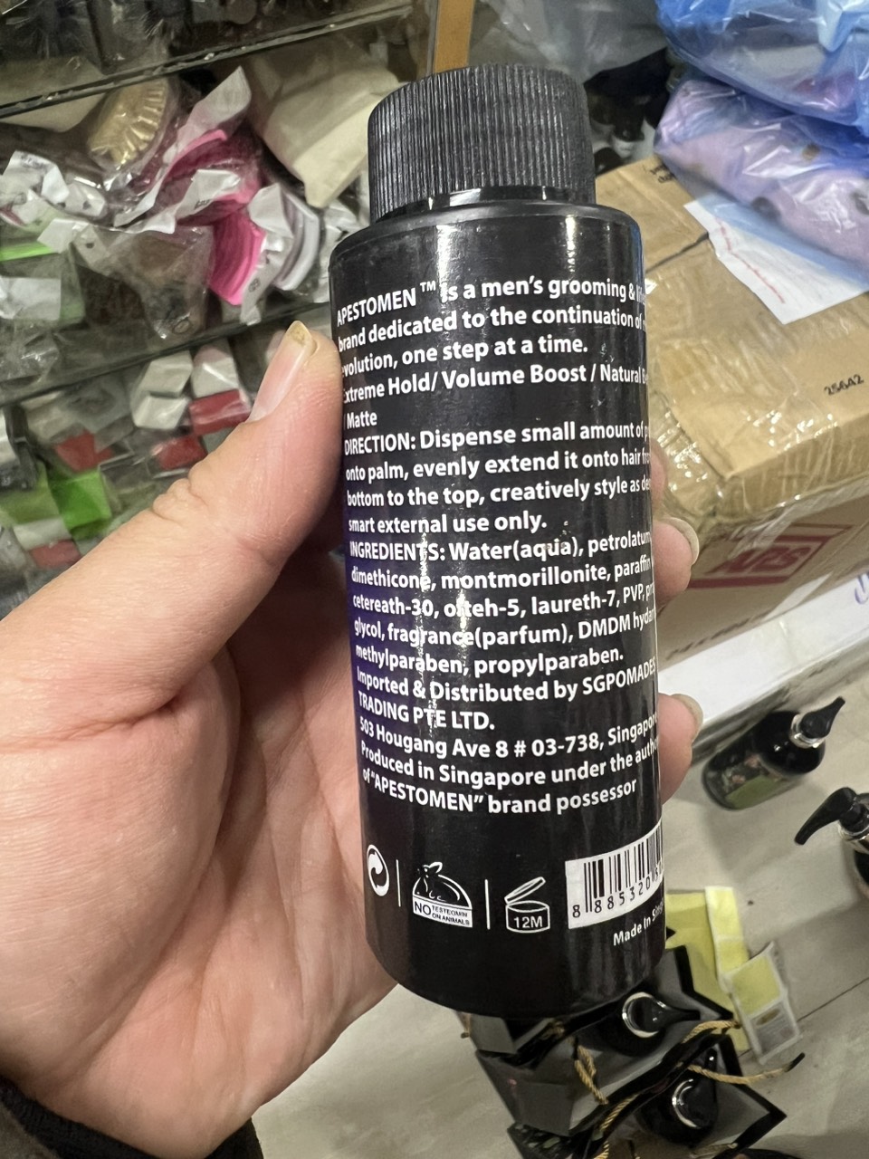 Bột tạo phồng tóc Apestomen Volcanic Ash Styling Powder 25g