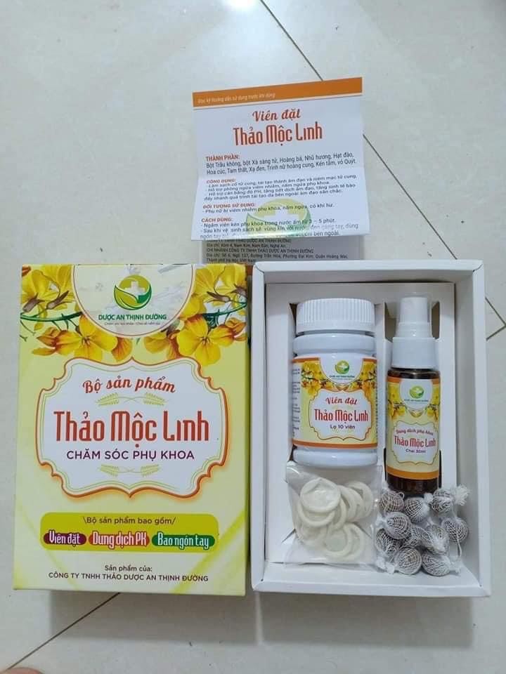 COMBO ĐẶT KÈM XỊT PHỤ KHOA THẢO MỘC LINH CỦA AN THỊNH ĐƯỜNG