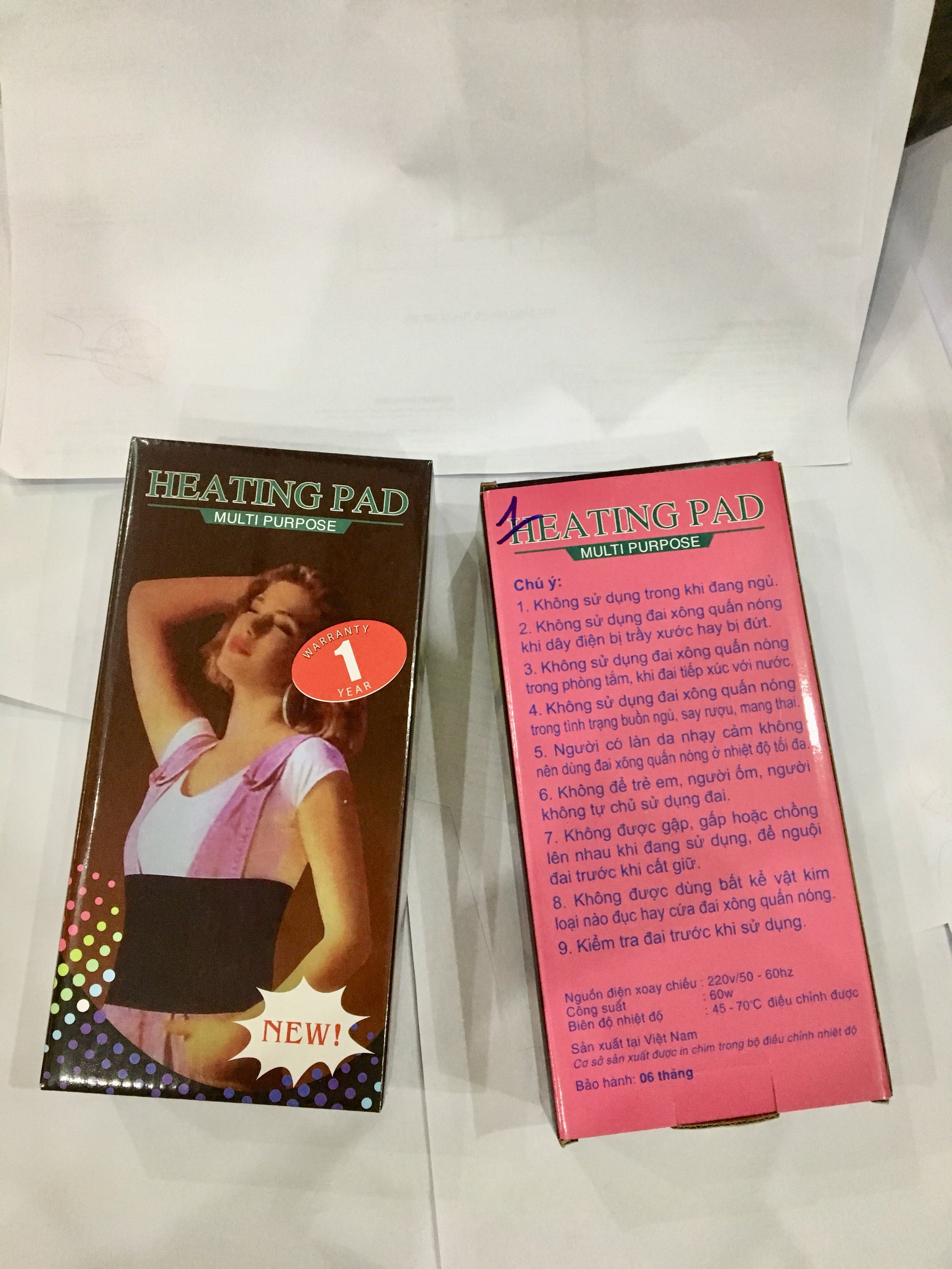 Đai quấn nóng Heating Pad ( Giảm mỡ bụng, đùi, tay)