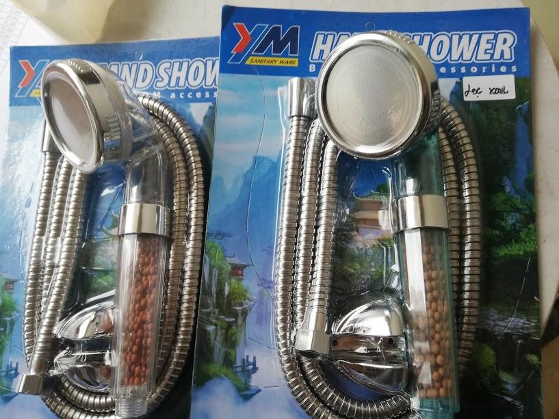 [HCM]VÒI SEN TĂNG ÁP LỌC NANO DÂY 1M5 (Nhựa ABS dây Inox)