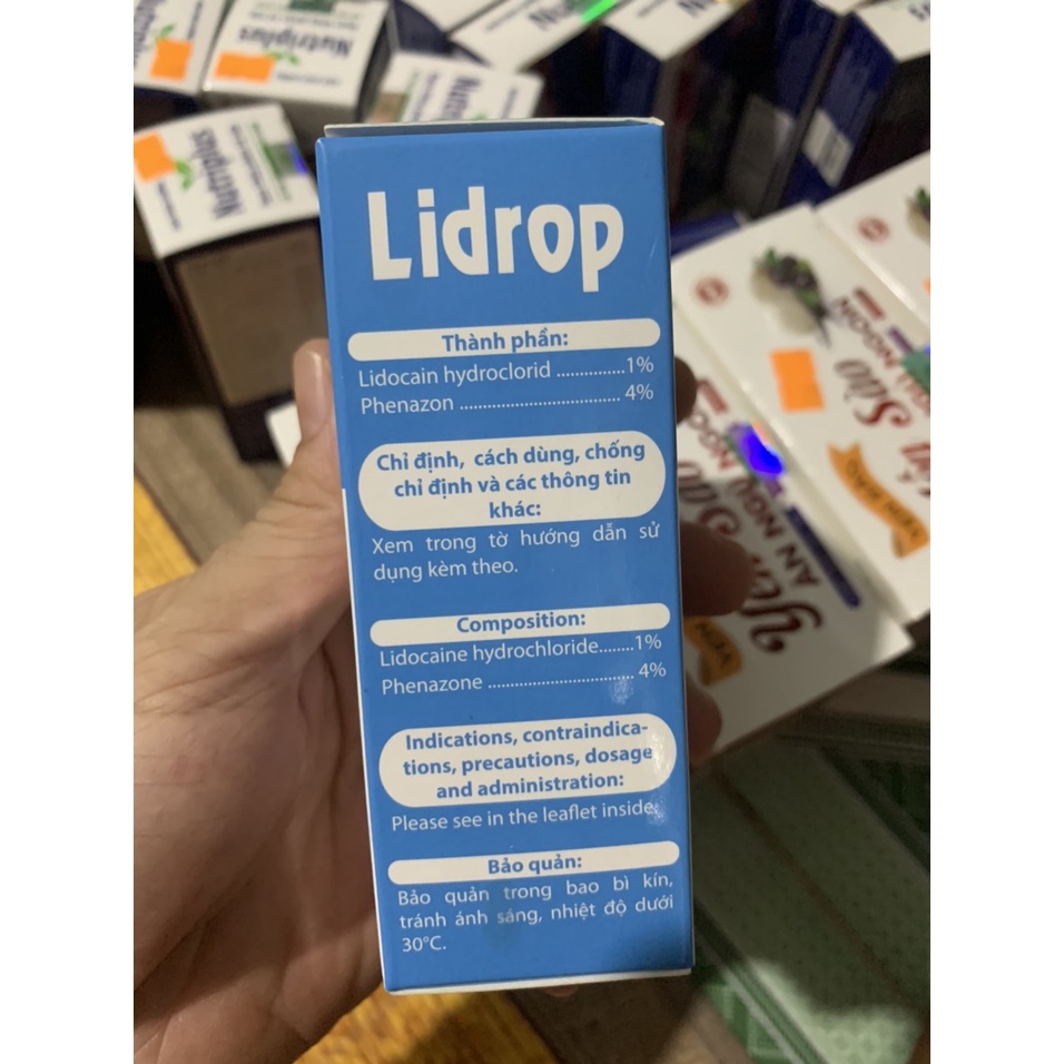 Lidrop- Dung dịch nhỏ tai lọ 15ml ĐẠT CHUẨN GPP