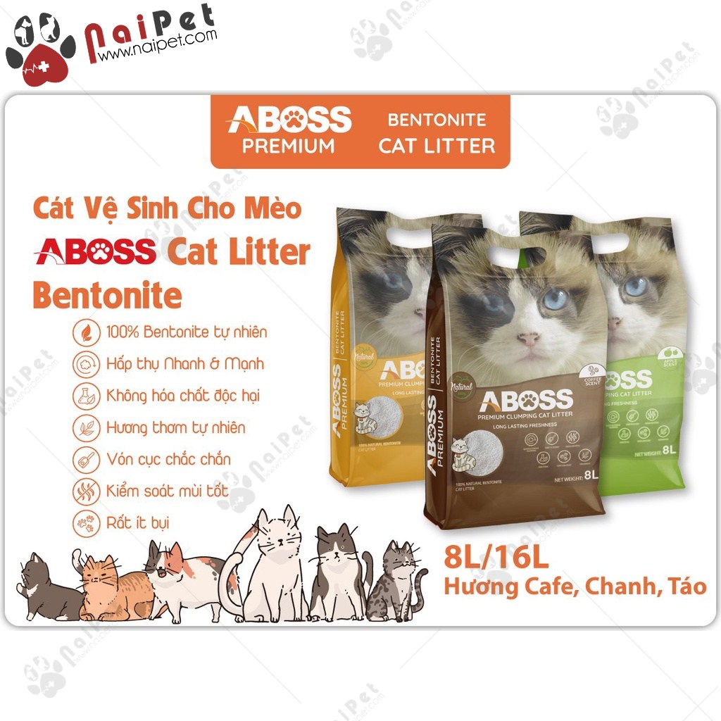 Cát Vệ Sinh Cát Đất Sét Bentonite ABoss CDS003