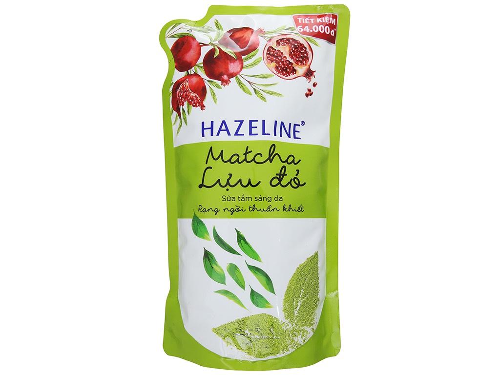 Sữa Tắm Hazeline Túi 1Kg Matcha & Lựu đỏ