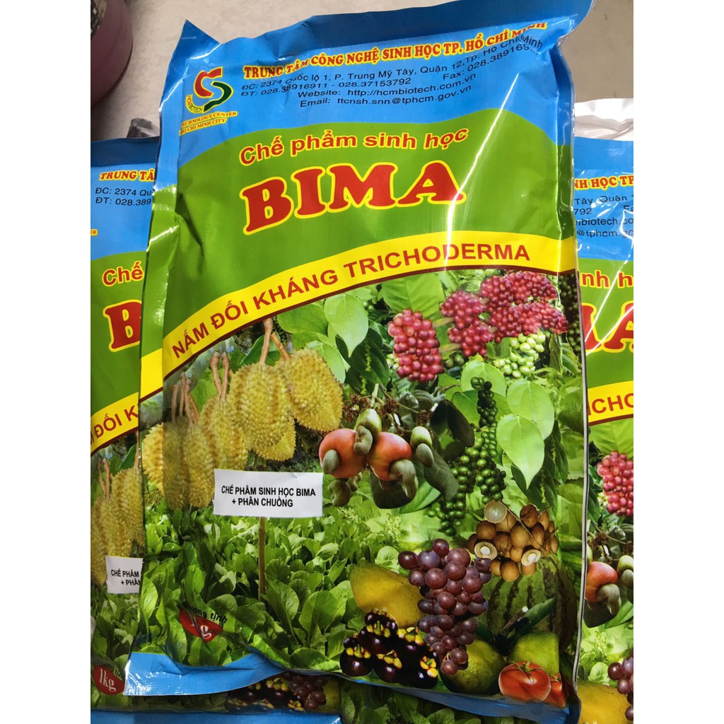 [HCM]CHẾ PHẨM SINH HỌC BIMA (nấm đối kháng Trichoderma) 1kg - Trang Flowers
