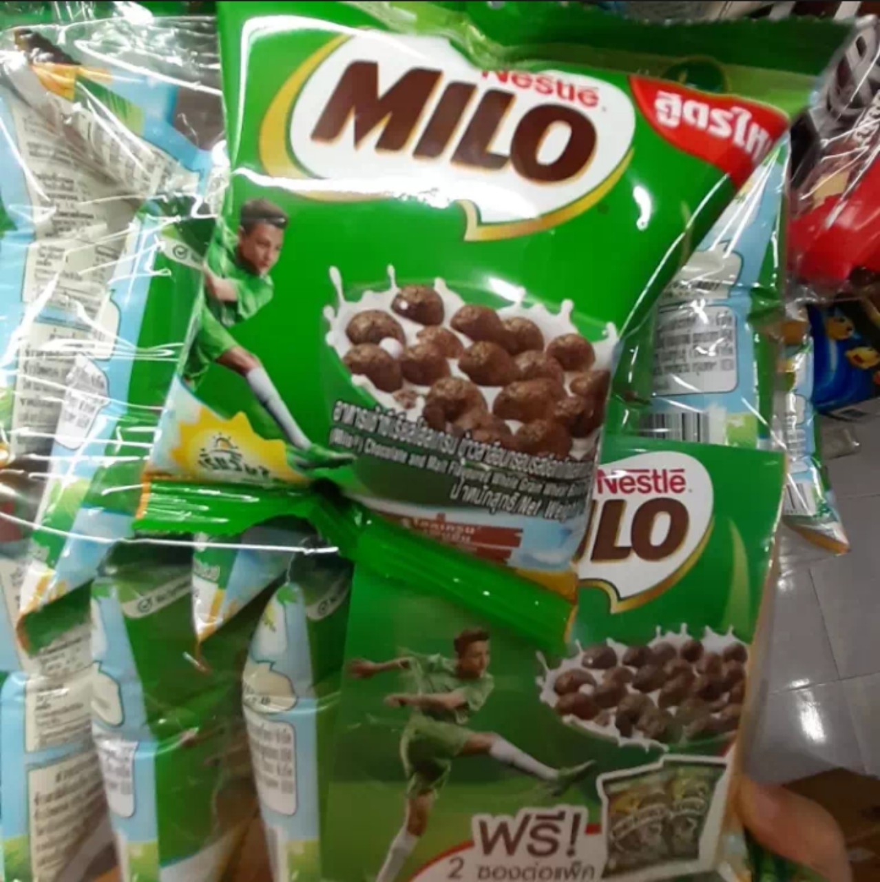 đồ ăn vặt. Ngũ cốc milo Thái Lan
