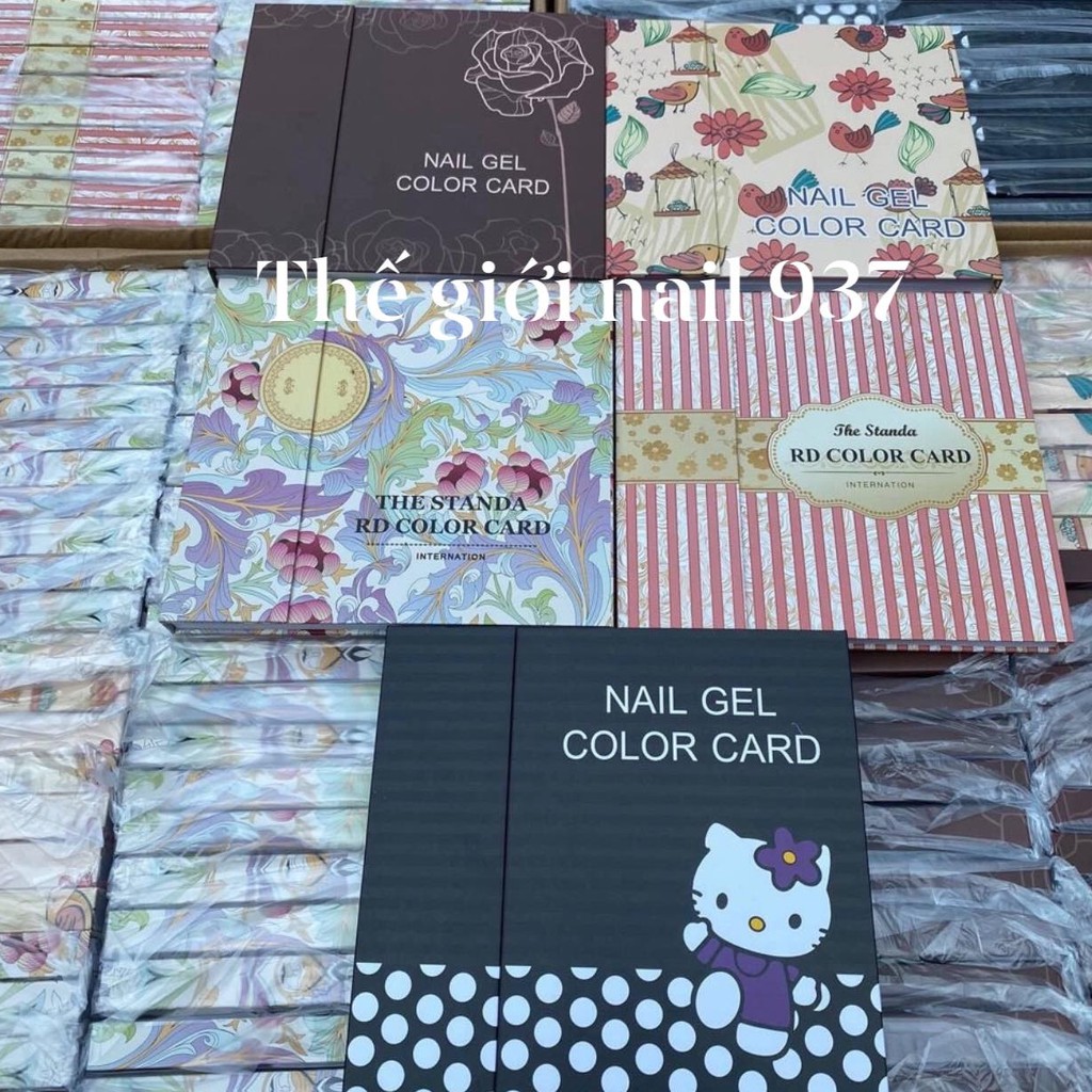 [HCM]Bảng sổ gắn móng mẫu nail 120 ô