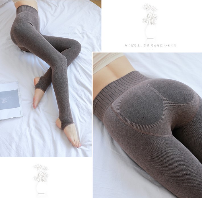 Female Leggings Butt-Lifting Elastic 4 way High-Grade Thickening & Smooth
