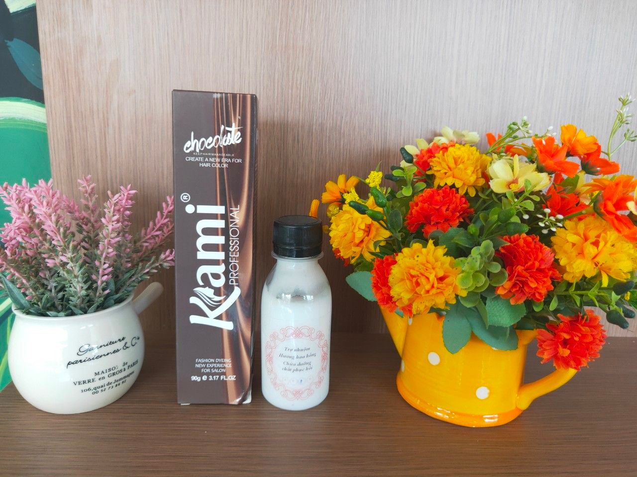Thuốc nhuộm tóc màu Nâu Socola + kèm oxi