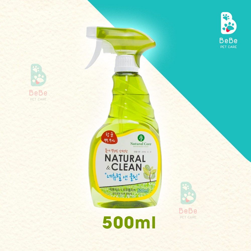 Xịt Khử Mùi Diệt Khuẩn NATURAL CLEAN 500ML