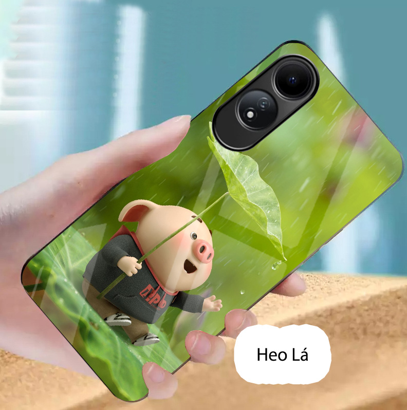 ỐP OPPO A60 mặt kính gương bóng Cao Cấp