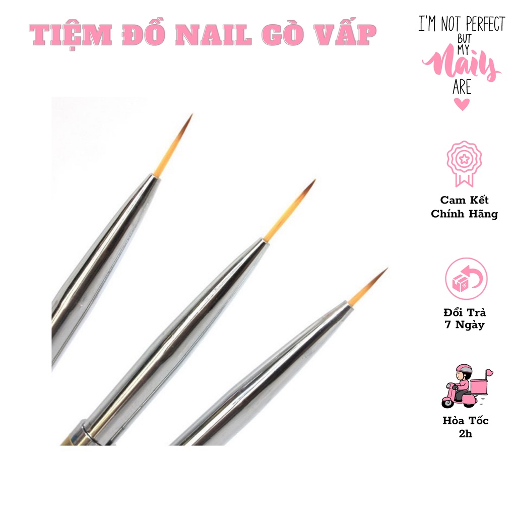 Bộ 3 Cây Vẽ Nét - Cọ Râu Vẽ Nail