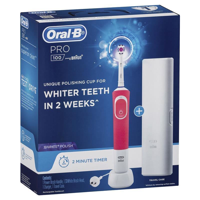 Bàn chải đánh răng điện Oral-B PRO 100