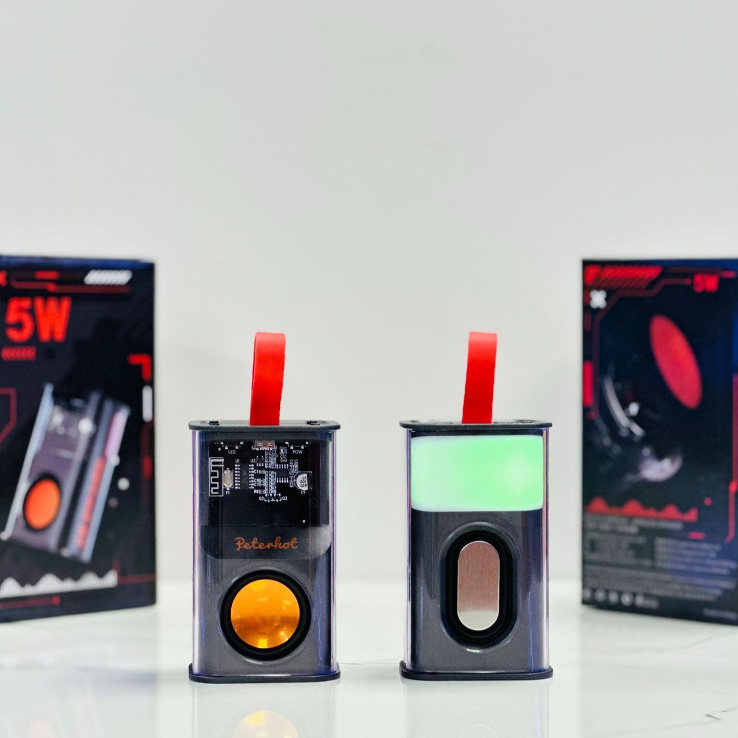 Loa Bluetooth Mini Trong Suốt A36 Nghe Nhạc Không Dây Nhiều Màu, Nghe nhạc cực hay, Bảo hành 12 Tháng