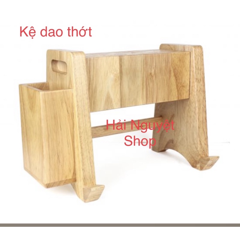 Kệ dao thớt đa năng bằng gỗ