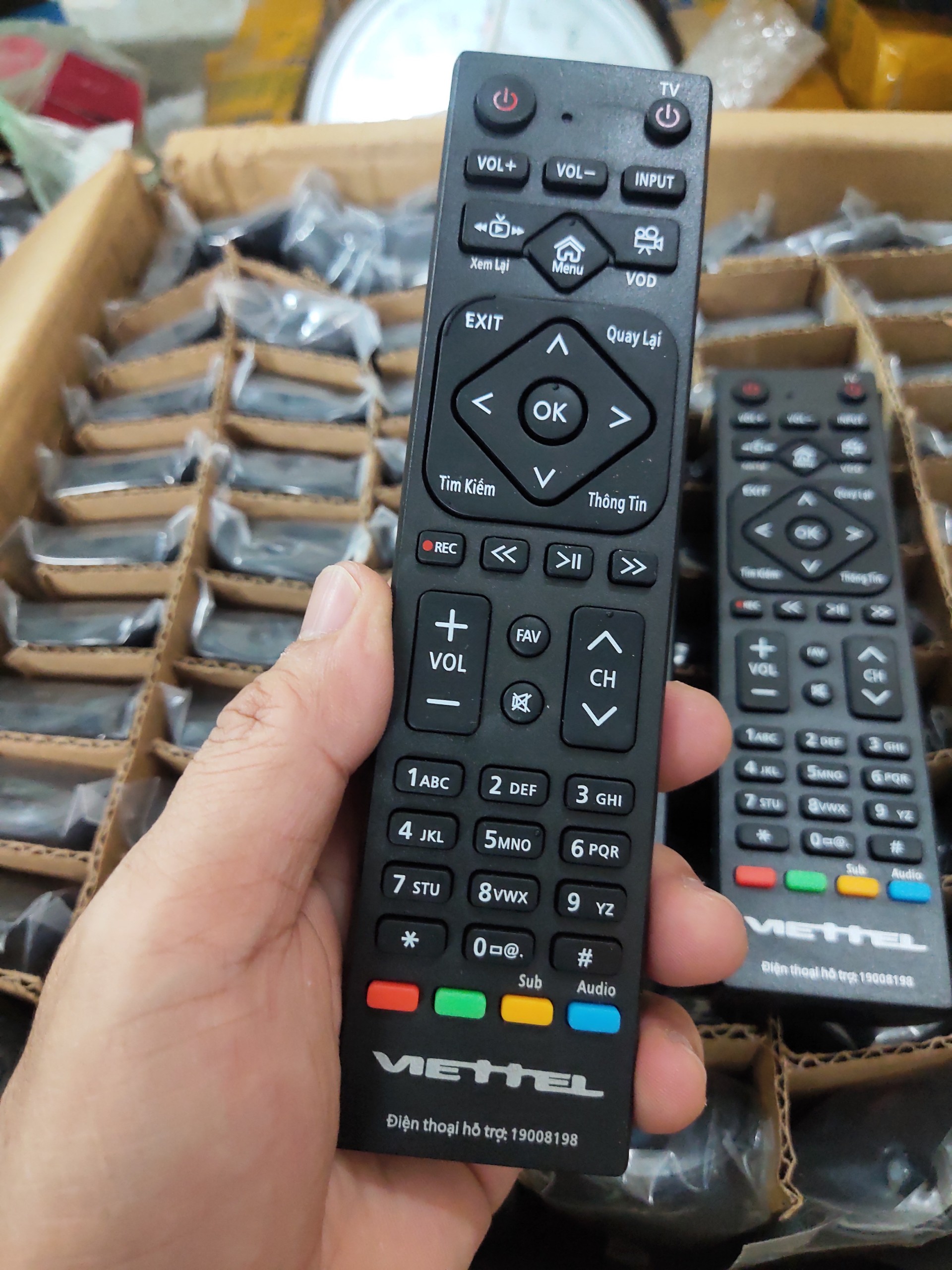Remote điều khiển đầu thu Viettel internet - Remote Viettel