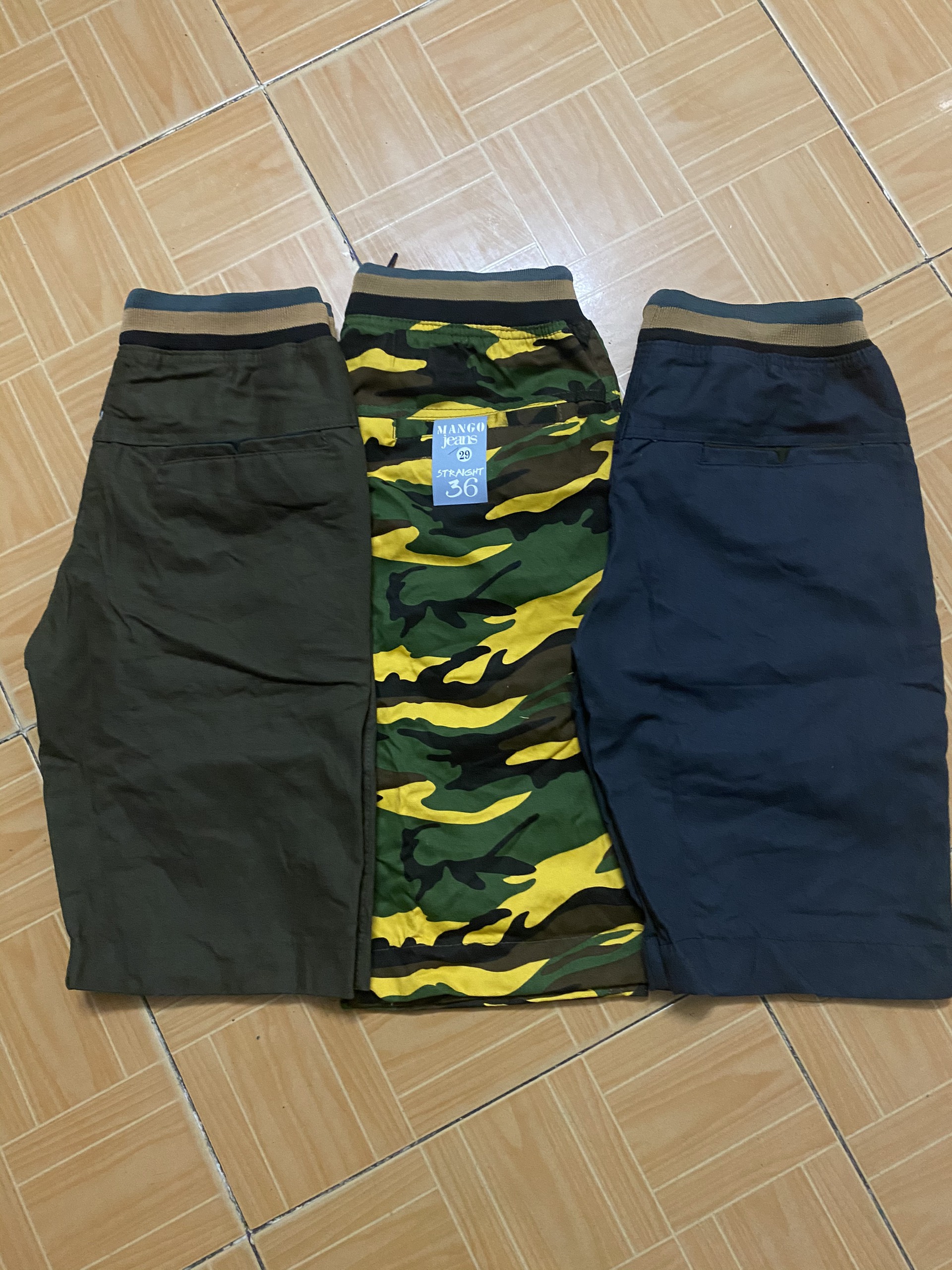 Quần short kaki nam lưng thun- Thời trang nam