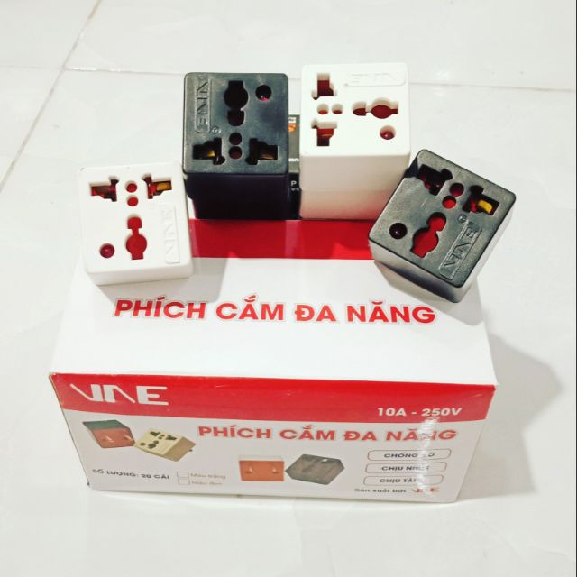 [HCM]Phích cắm đa năng 3 chấu VNE