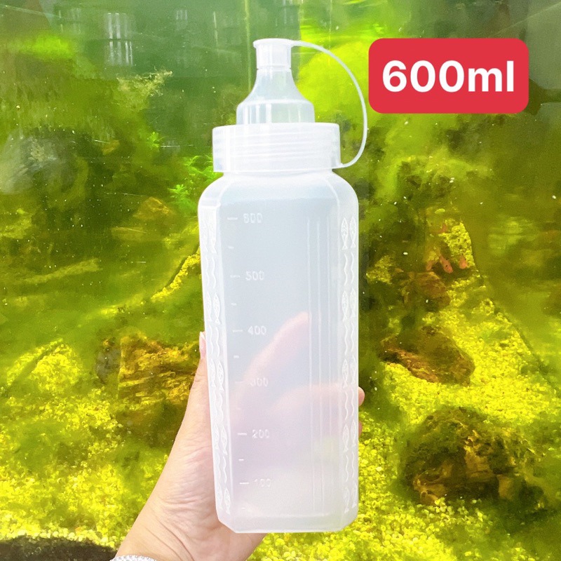 Chai nhựa đựng sốt vuông