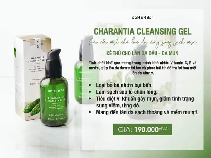 [HCM]CAO KHỔ QUA SOHERBS Da Mụn Trắng Da Mờ Thâm 10ml