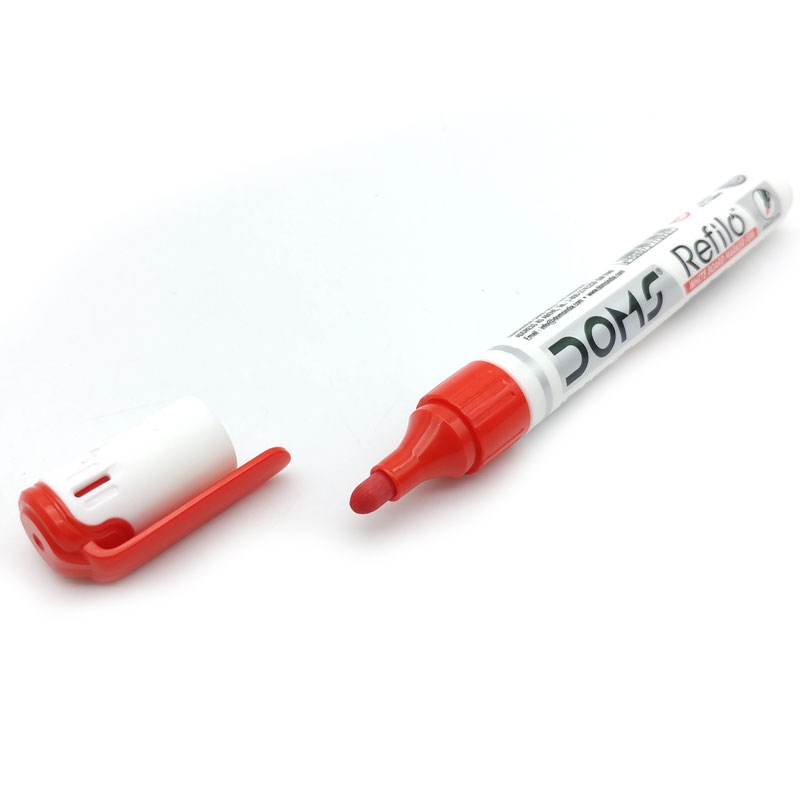 Bút Lông Bảng DOMS Refilo 7433 - Mực Đỏ