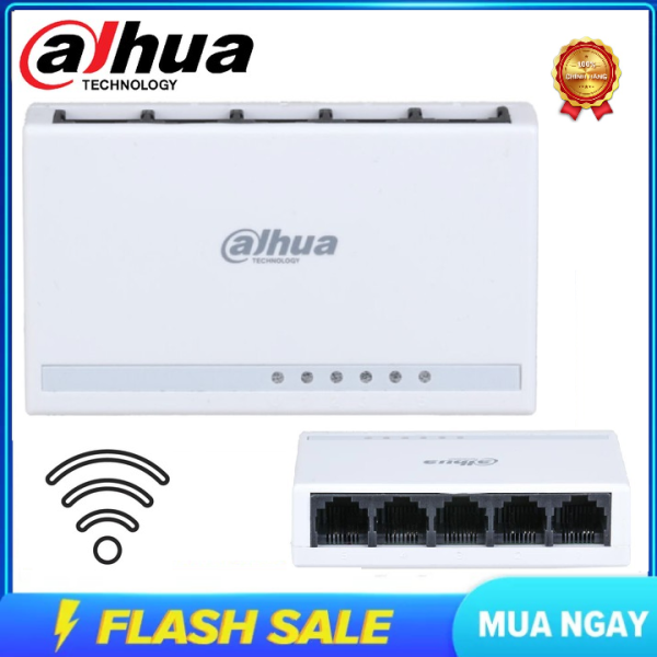 Switch Dahua DH-PFS3005-5ET-L 5 port - Bộ Chia Mạng 5 Cổng - Ethernet Switch