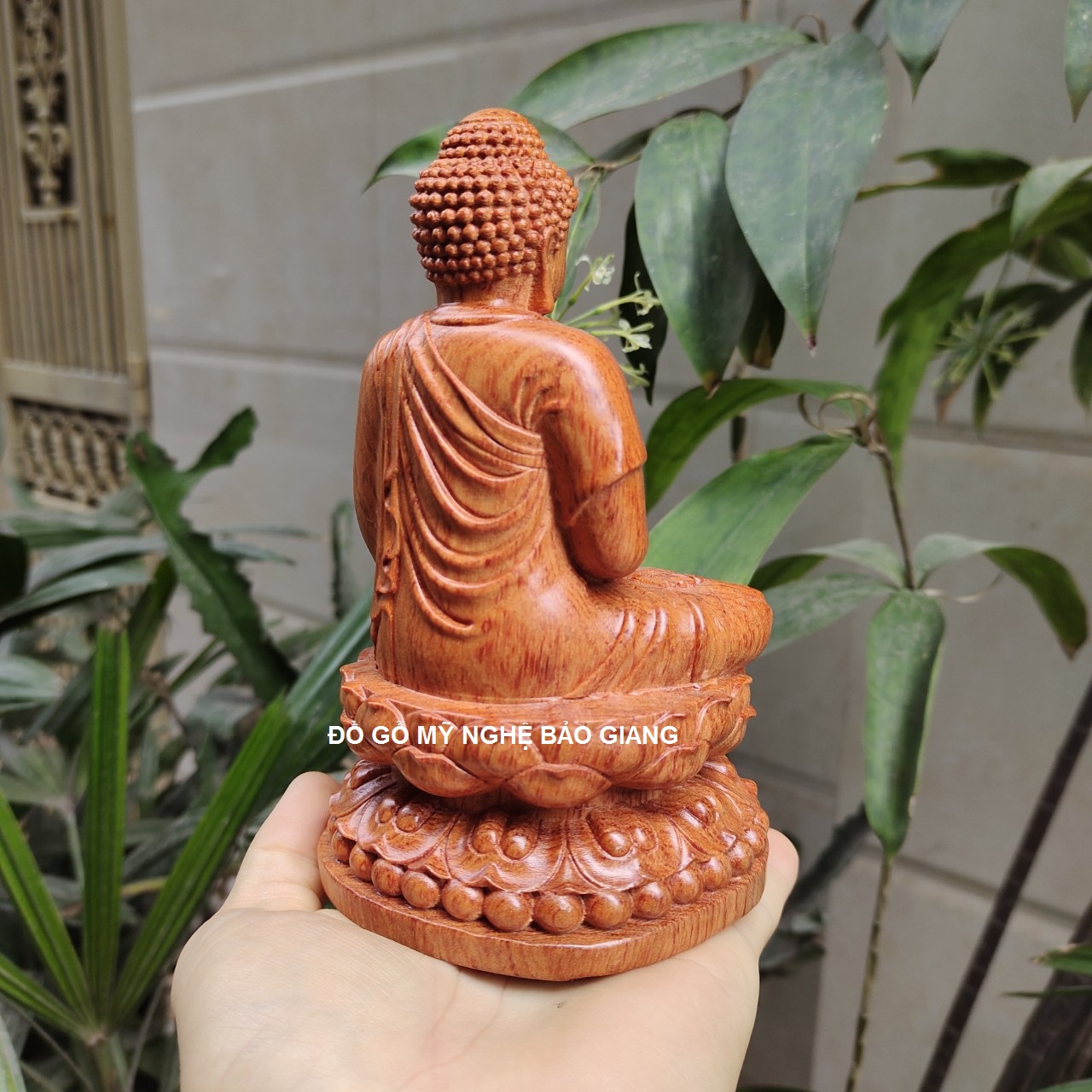 Tượng phật a di đà gỗ hương