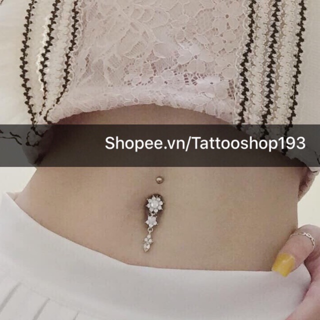 Khuyên rốn hoa p2