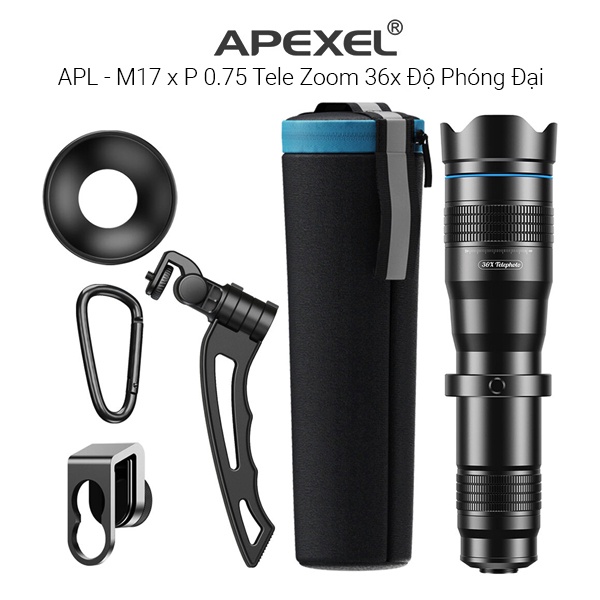 Lens chụp hình telezoom 22X cho điện thoại smartphone - Có tripod