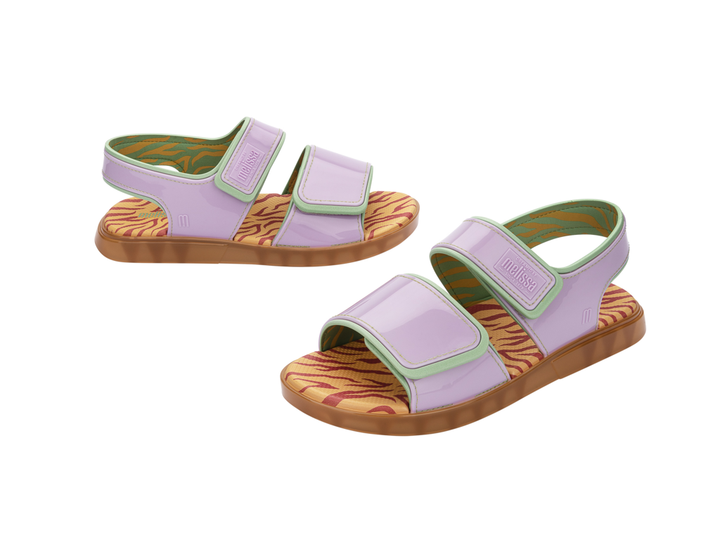 Giày sandals Melissa Papete Zone AD - Hồng