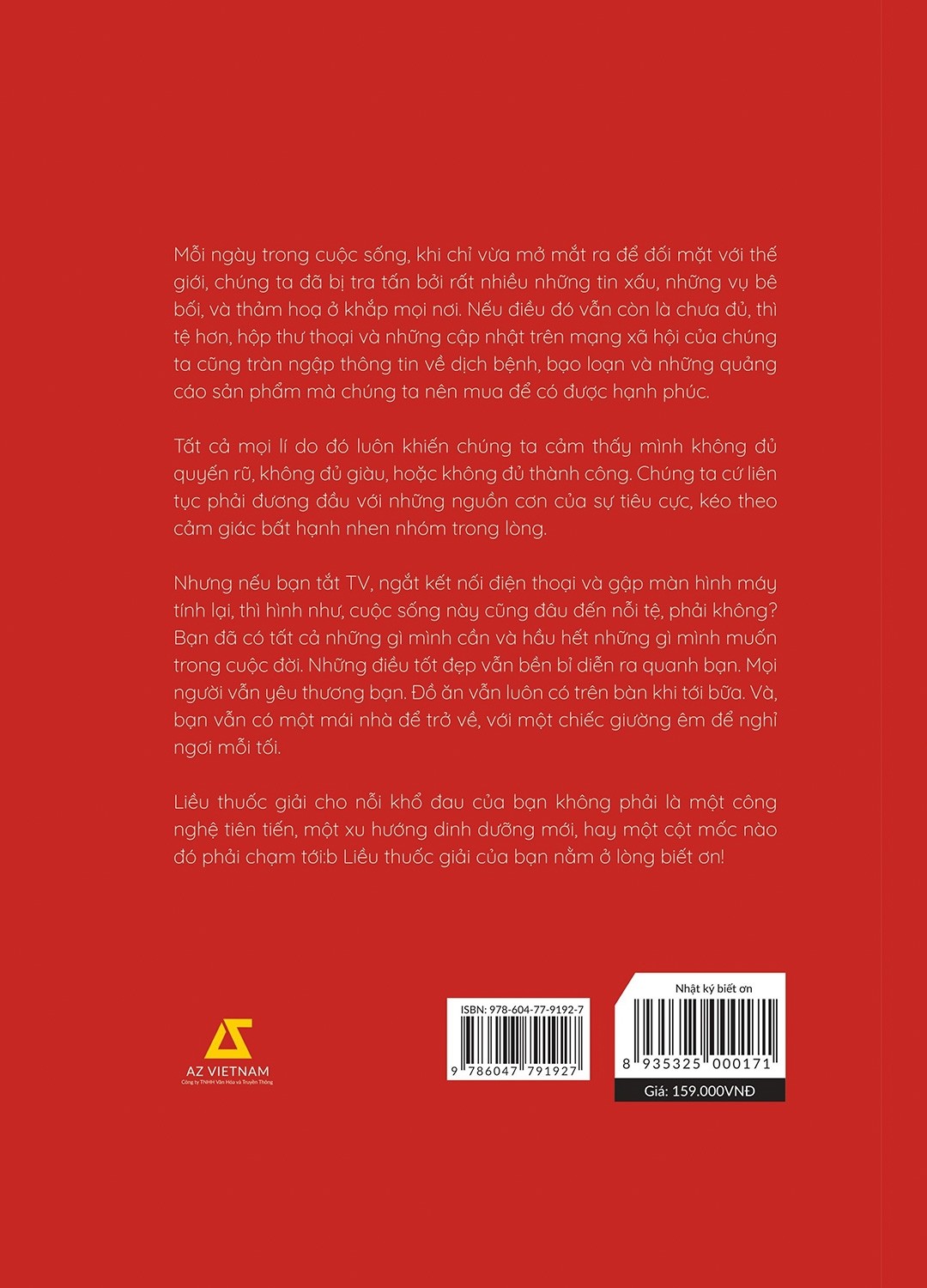 Sách - Nhật Ký Biết Ơn (Bìa cứng)